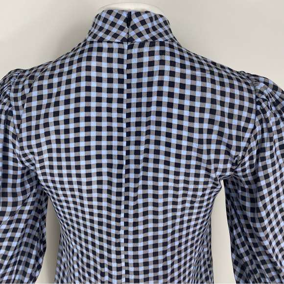 GANNI GINGHAM MINI DRESS - Picture 8 of 11